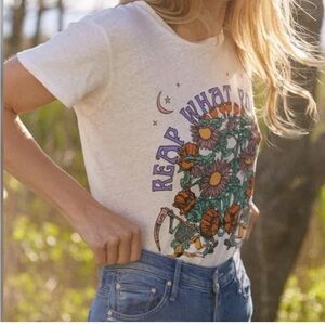 MOTHER White Graphic Tee